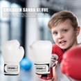 thumbnail image 2 of 2 Pcs Gants d'Entraînement de Boxe en Cuir pour Enfants (Blanc), 2 of 6
