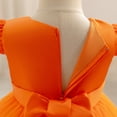 thumbnail image 6 of IDOPIP Baby Toddler Flower Girl Dress Lace Tulle Birthday Pageant Gown 1-5 Years 3D Flowers Formal Dress Toddler Wedding Guest Dress Baby Girl First Birthday Party Princess Baptism Dresses, 6 of 8