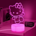 thumbnail image 4 of Luz nocturna Sunduck Pink Kawaii Kitty 3D con control por cable, 4 of 6