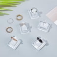 thumbnail image 4 of SUNNYCLUE 8Pcs Acrylic Ring Display Holder Clear Plastic Transparent Square Storage Stands Displays Showcase Organizer for Jewelry Towers Weddings Rings Men Women Trade shows Stores, 4 of 5