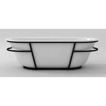 A&E Bath & Shower BT-6058 71 in. Eden Freestanding Bathtub, White