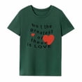 thumbnail image 1 of Camiseta para mujer, camisetas de verano, camiseta básica informal de moda para ir de compras en la calle y viajar M, 1 of 9