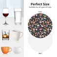 thumbnail image 6 of Kdxio Autumn Forest Funny Coasters,4 Pcs Leather Coasters,Housewarming Gifts,Protect Furniture from Water Marks Scratch and Damage, 6 of 6