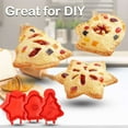 thumbnail image 2 of PULLIMORE 3PCS Hand Pie Molds Mini Pie Maker - Dough Press Pocket Pie Molds for Baking Christmas Party Potluck, 2 of 7