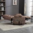 thumbnail image 3 of Sesslife Power Lift Recliner Chair with Massage and Heat for Elderly and Adults, Modern Electric Recliners with Side Pockets and Cup Holders for Living Room, Ergonomic Lounge Recliner Chair, Brown B, 3 of 9