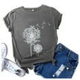 thumbnail image 3 of Herrnalise Women's Classic-Fit 100% Cotton Short-Sleeve V-Neck T-Shirt, 3 of 4