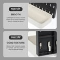 thumbnail image 3 of 1 Set Pegboard Shelf Organizer Pegboard Display Shelves Portable Wall-Mounted Rack, 3 of 9