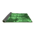 thumbnail image 2 of Ahgly Company Indoor Rectangle Abstract Emerald Green Modern Area Rugs, 2' x 5', 2 of 4