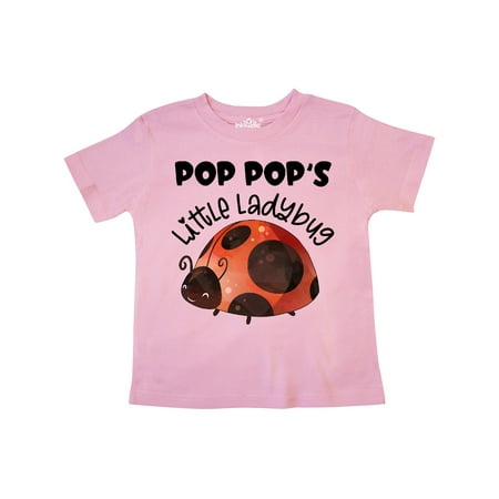 

Inktastic Pop Pop s Little Ladybug Gift Toddler Boy or Toddler Girl T-Shirt