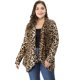 thumbnail image 3 of Cárdigan TalGrande Estampado De Leopardo Frente Abierto PaMujer Beige 4XL, 3 of 6