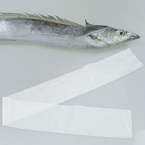 Masteelf 100pcs Leakproof Fish Transport Bags Clear Plastic Fish Storage Bags Bottom Fish Packing Containers for Long