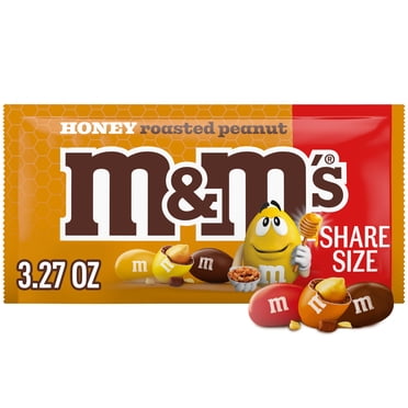 M&M's Honey Roasted Peanut Chocolate Candy - 3.27 oz Pack