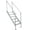 6 Steps, variant on Dock Ladder,Boat Ladder -350/500lbs Weighing Apacity Aluminum Swimming Ladder,Nonslip Design for Lakes Sea Boarding Swimming Pools