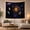 Planet Orbits, variant on Vibrant Spiral Galaxy and Planets in Nebula Field, Dreamy Celestial Digital Art for Space Enthusiasts, Astronomy Decor Artwork, Birthday Gift Tapestry Wall Hanging for Bedroom and Living Room