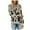 Brown, variant on Herrnalise Women's Knitted Crop Tops Ladies Casual Long-Sleeved Leopard Print Round Neck Pullover Sweater Pullover Jumper Sweaters