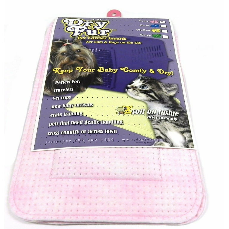 DryFur Pet Carrier Absorbent Travel Pads