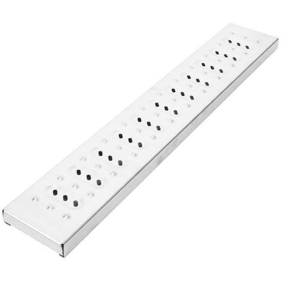 Milisten Stainless Steel Drain Grate Cover Silver 1Pack 22.8X3.9X1In
