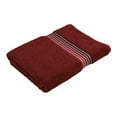 thumbnail image 2 of Mainstays Ombre Stripe Bath Towel, Merlot, 2 of 9