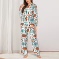 thumbnail image 2 of Sikiie Cute Tableware Women's Long-Sleeve Shirt and Full-Length Bottom Pajama Set (s-xxl)-X-Large, 2 of 7