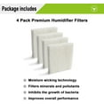 thumbnail image 3 of 4Pcs Hft600 Humidifier T-Type Filter With Wick Is Compatible With Honeywell Tower Hev615 Hev620 Humidifier, Compare To Some Hft600T Hft600Pdq, 3 of 5