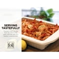 thumbnail image 5 of Foil Decor White –Foil Pan Carrier for Serving 9"x13"x2" Foil Pan Heat Resistant Handles, 5 of 11