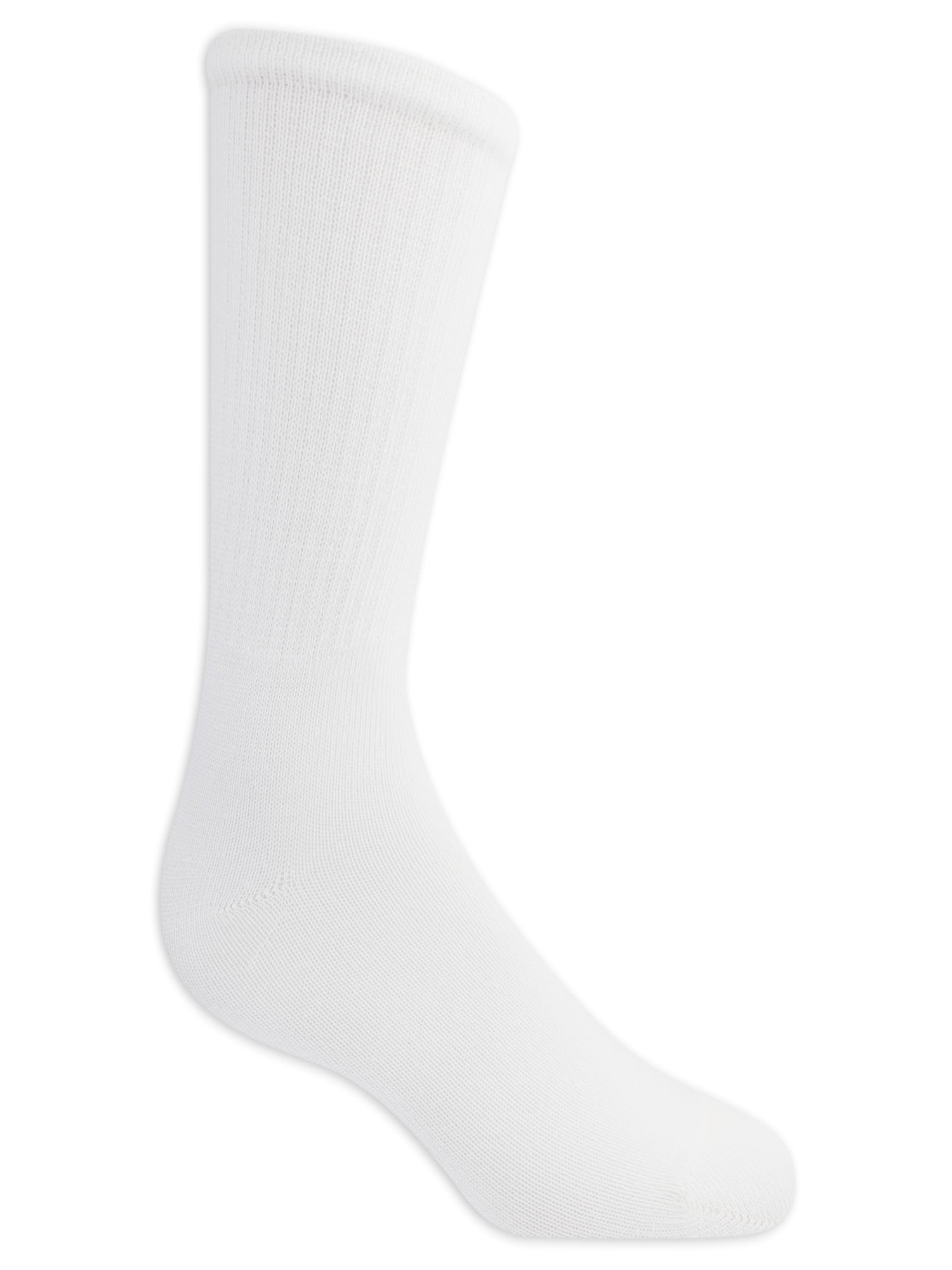 Athletic Works Men's Lightweight Crew Socks, 12-Pack, Moisture-Wicking, Lightweight Fabric, Fits Shoe Sizes 6-12