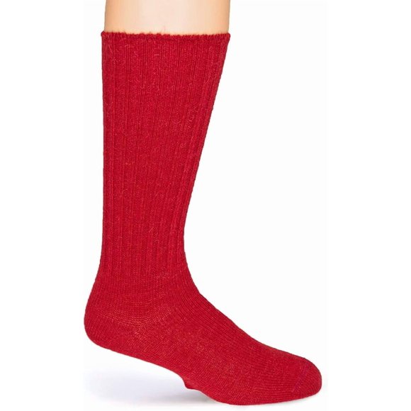 PinesC - Ribbed Casual Everyday Alpaca Wool Crew Socks For Men And Women