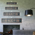 thumbnail image 2 of USS VALDEZ FF 1096 Vintage Aluminum Street Sign us navy ship veteran sailor rustic metal tin gift | Indoor/Outdoor | 30" Wide, 2 of 4