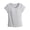 Grey, variant on Womens Summer Tops Basic Casual T Shirts For Women Yoga Cotton Camisole Vest Seamless Sleeping Vest Bra Summer Tops For Women