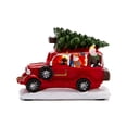 thumbnail image 1 of Billuyoard Adornos de camiones de Navidad, resina llamativa festiva, suministro de modelo de coche luminoso, suministros de modelos brillantes decorativos Kits de decoración para fiestas Billuyoard HA068926-00B, 1 of 6