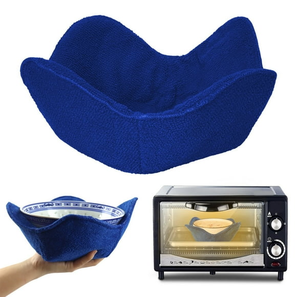 Clearance Sale! Homng Blue A Microwave Bowl Cover, Microwave Bowl Holders for Hot Bowl Potholders Soup Bowl Cozy Bowl Hot Hot Bowl Holder Multipurpose Hot Heat Proof Plate Holder Pot Holders for Bowls