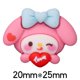 thumbnail image 1 of Nuevo corazón kawaii sanlio perro de oreja grande accesorios de resina funda de teléfono pegamento de crema diy material de decoración hecho a mano encanto de Baba de dibujos animados, 1 of 4