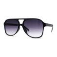 thumbnail image 2 of Mens Classy Gentlemans Retro Plastic Racer Luxury Sunglasses Black Smoke, 2 of 4