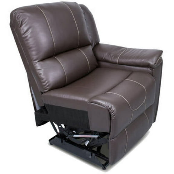 Left Arm Recliner, Cougar 2016, Majestic Chocolate, with T700 Tan Topstitch
