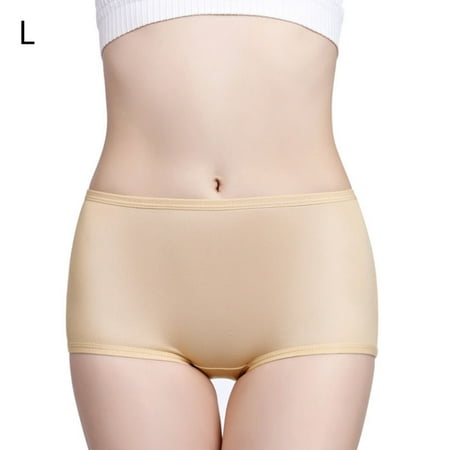 

TureClos Women Butt Lifter Breathable Hip Enhancer Shaper Low Waist Panty Padded Underwear Apricot L