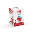 thumbnail image 4 of Rubbermaid TakeAlongs Twist & Seal 1.6-Cup Food Storage Containers, Ruby Red, 3 pack, 4 of 6
