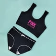 thumbnail image 1 of Cotton Girls Bra And Panty Sets Teenage Girls Cotton Padded Training Bra + Panties Kids Sports Bra Panties UnderwearGray9 He Qiyong unisex, 1 of 1