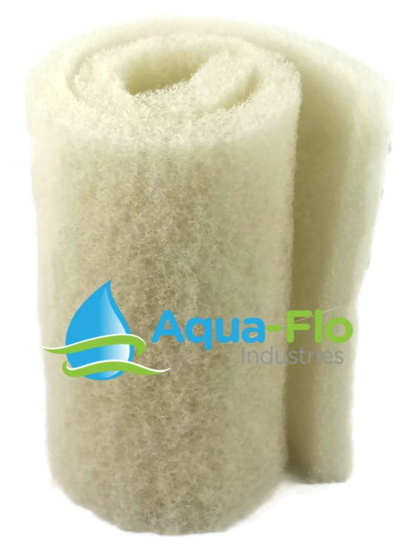 Aqua-Flo 12" Pond & Aquarium Filter 72" Long 1" Thick Green/ White 