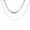silver-, variant on Delicate Jewelry Necklace Fashion Fishbone Clavicle Chain Sequined Short Simple Exquisite-gold-