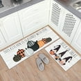 thumbnail image 3 of Halloween Gnome Kitchen Mat Set of 2 Non Slip Thick Kitchen Rugs and Mats for Floor Comfort Standing Mats for Kitchen, Sink, Office, Laundry, 17"x47"+17"x28", 3 of 6