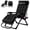 Black, variant on Simenmax Zero Gravity Chair, Heavy-Duty Reclining Lounge Chair with Padded Cushion & Cup Holder, Foldable Patio Recliner for Camping, Beach, and Indoor Relaxation,Black