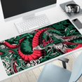 thumbnail image 1 of Alfombrilla de ratón para Gamer Dragon Change Black, alfombrilla de ratón grande, alfombra de escritorio de goma Natural, alfombrillas de escritorio para PC, alfombrillas de ratón de diseño, 100x50cm LIUWENJING unisex, 1 of 2