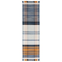 SAFAVIEH Striped Kilim STK702P Orange / Blue Rug