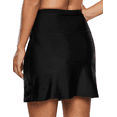 thumbnail image 2 of Mycoco Women's Swim Skirt High Waisted UV 50+ Modest Swimsuit with Built-in Brief Tankini Bottom, 2 of 5