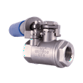 thumbnail image 3 of ARITA Spring Return "Deadman" Handle Ball Valve, Stainless Steel 304 Full Port 1500PSI for Water, Oil & Gas, Female NPT size: 1/2" Female&Female, 3 of 6
