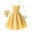 Yellow, variant on Girls Summer Dress Off Shoulder Flutter Sleeve Midi Swing Dresses (Green 9 Years)