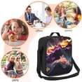 thumbnail image 5 of Honeii Explosive Fluid Splash Art Print Insulated Lunch Bag, Reusable Lunch Box for Adult, Leakproof Cooler Bag for Work Office Travel Picnic, 5 of 7