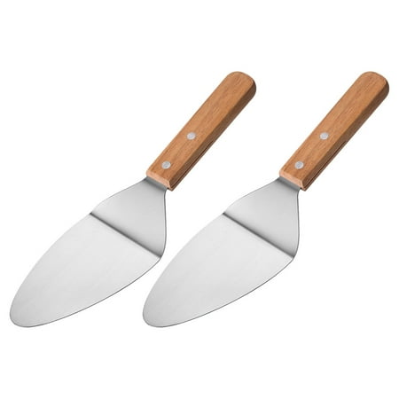 

FRCOLOR 2Pcs Baking Spatula Metal Spatula Pizza Frying Spatula Baking Shovel Oven Pizza Server Shovel