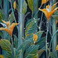 thumbnail image 5 of Orinice Shower Curtain Exotic Tropical Paradise Bird Plant  12 Hooks Stall Home Hotel Bathroom Decoration 69x72, 5 of 7