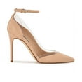 thumbnail image 2 of Nine West Freze Warm Blush Ankle Strap Stiletto Heel Pointy Toe Fashion Pumps (Warm Blush, 12), 2 of 5